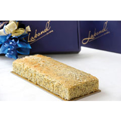 "LEMON & POPPYSEED CAKE (Labonel) - 10 x 4 inches - Click here to View more details about this Product